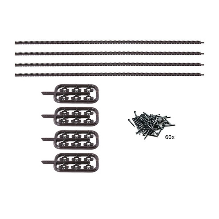 4 Crémaillères flexibles pour rails Roco Line-HO-1/87-ROCO 42602