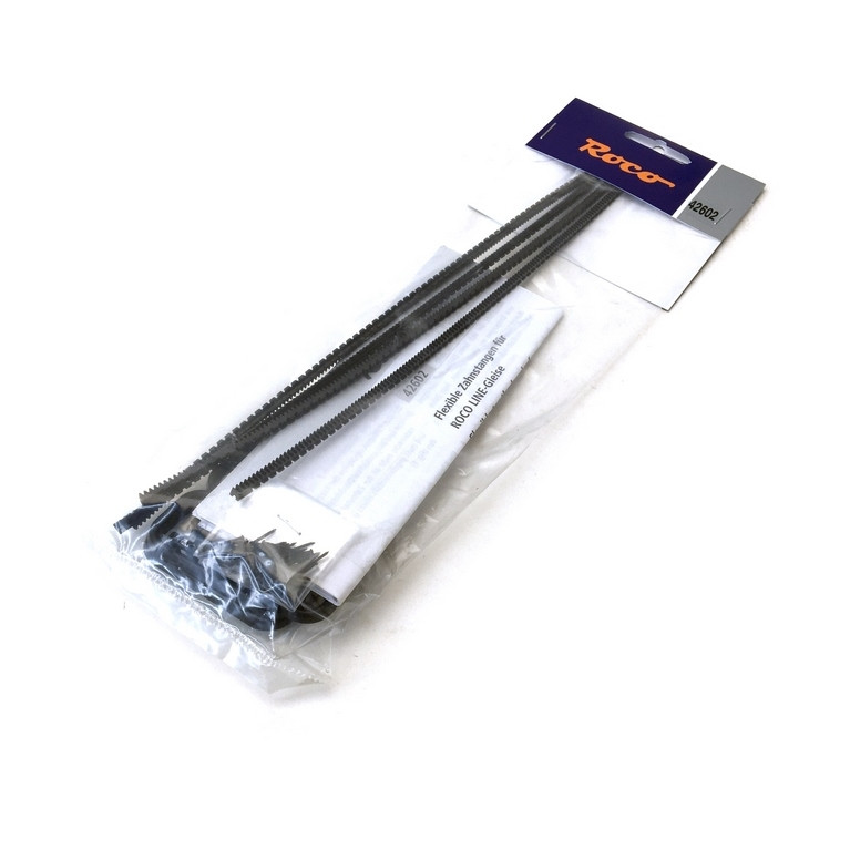 4 Crémaillères flexibles pour rails Roco Line-HO-1/87-ROCO 42602
