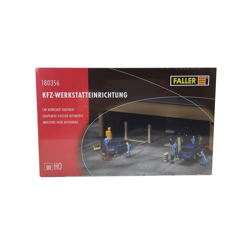 Matériel d'atelier de Garage - HO 1/87 - FALLER 182356