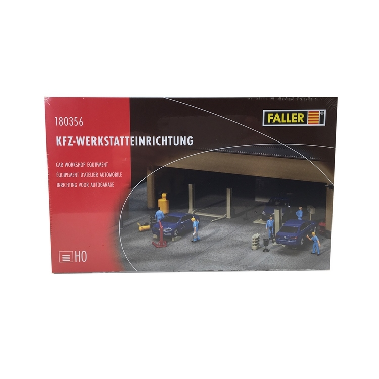 Equipement pour Garage Automobile HO 1/87