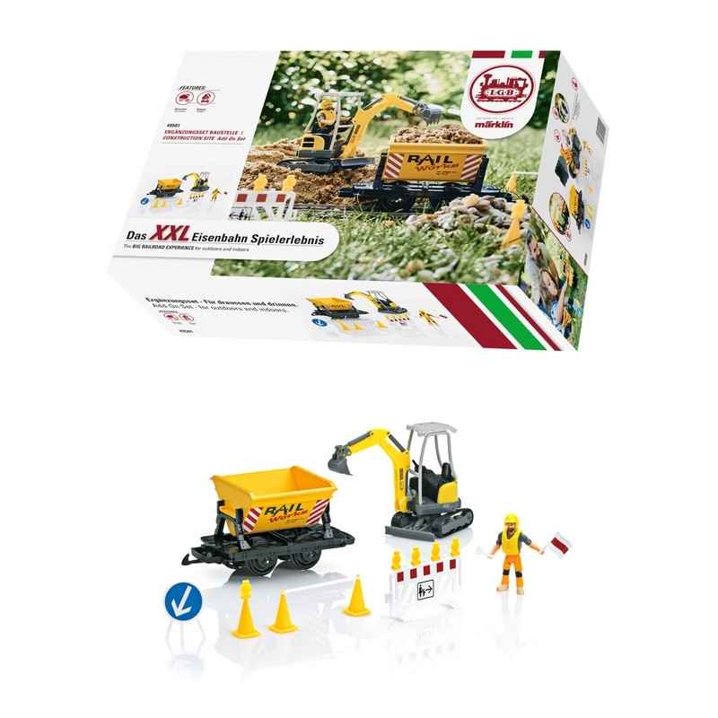 Kit d'extension Chantier de construction -G 1/22.5 - LGB 49501