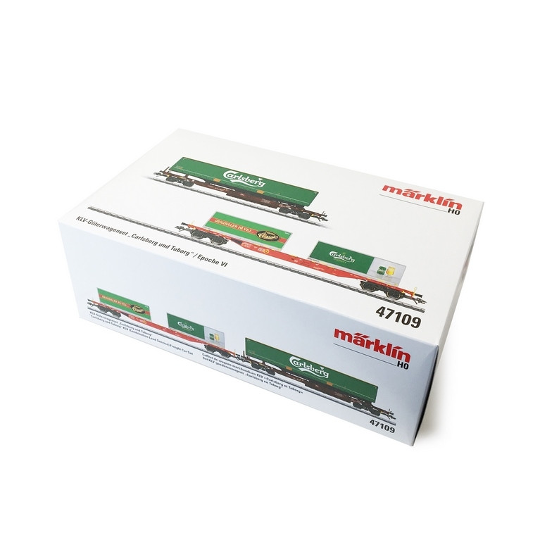 Coffret Wagon poche AAE Carlsberg Tuborg Ep VI-HO 1/87-MARKLIN 47109