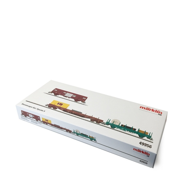 Coffret 3 wagons de marchandises SNCB Ep V-HO 1/87-MARKLIN 49956