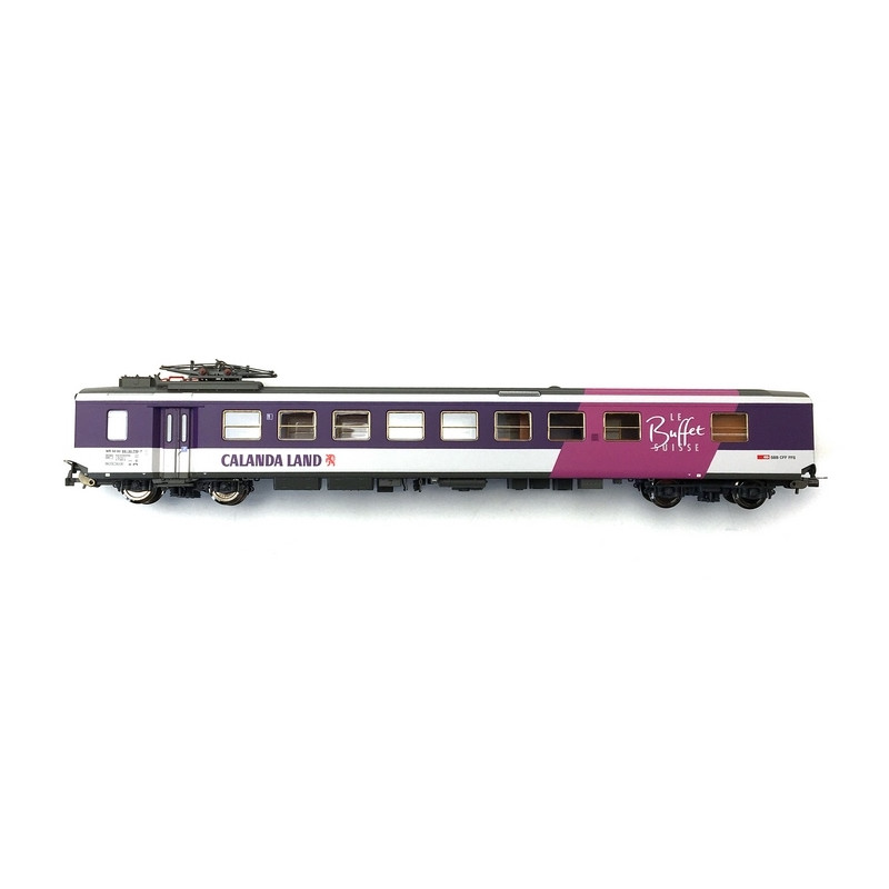 Voiture restaurant EWI Calanda Land SBB, Ep IV -HO 1/87- PIKO 96791