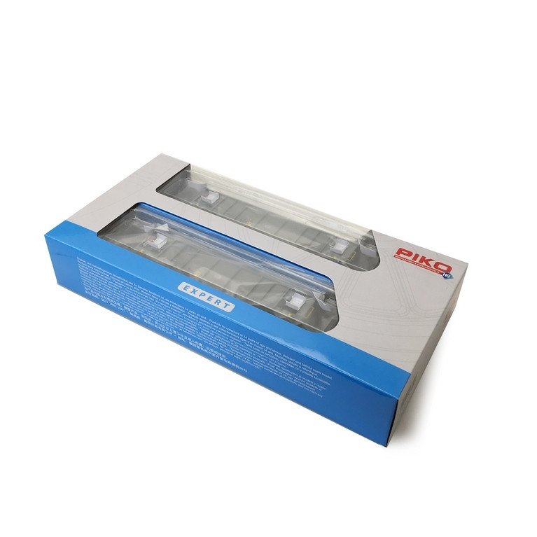 2 wagons tombereaux Eaos gris chargés bois SBB, Ep V et VI -HO 1/87- PIKO 97300