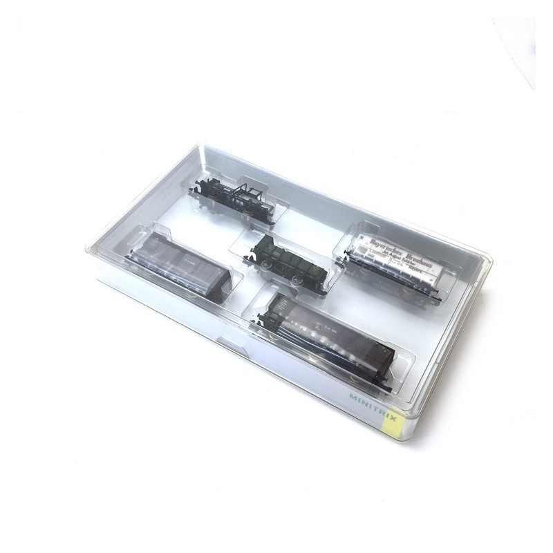 Coffret de wagons de marchandises "Pfalz" Ep I-N 1/160-MINITRIX 15284