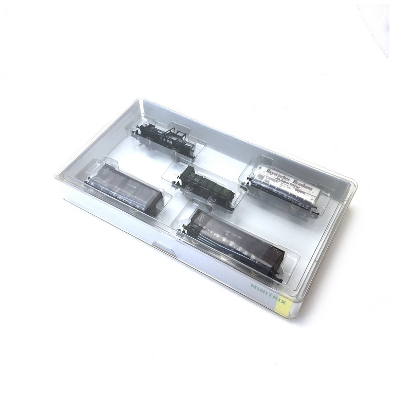 Coffret de wagons de marchandises "Pfalz" Ep I-N 1/160-MINITRIX 15284