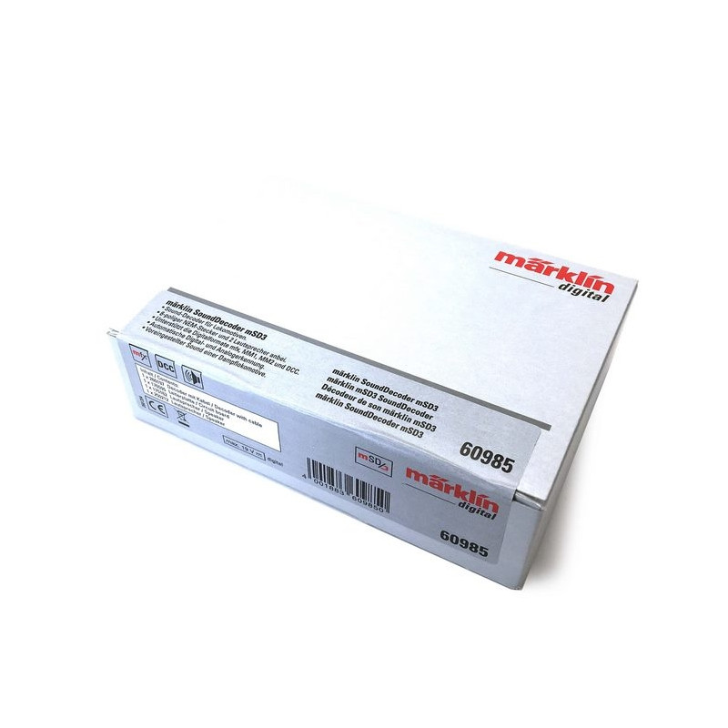 Décodeur sonore mSD3 8 Br "Vapeur" - HO 1/87 - MARKLIN 60985