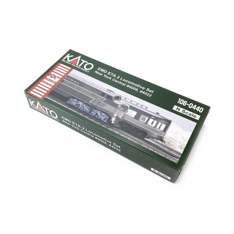 2 Locos EMD E7A NYC 20th Century Limited-N-1/160-KATO 1060440
