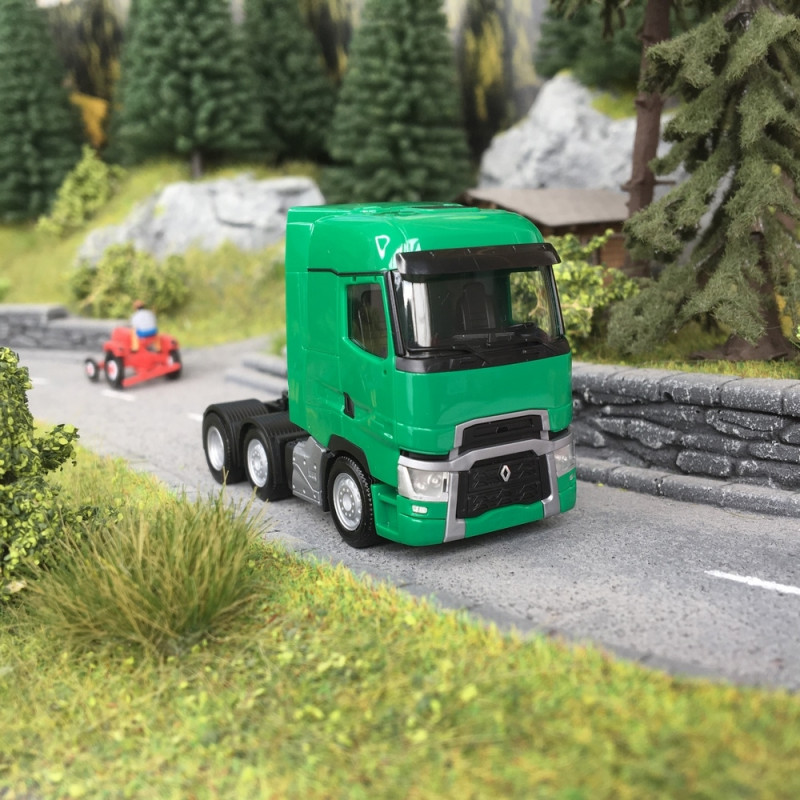 Camion Tracteur Renault T 6x2 Vert-HO 1/87-HERPA 311588-002