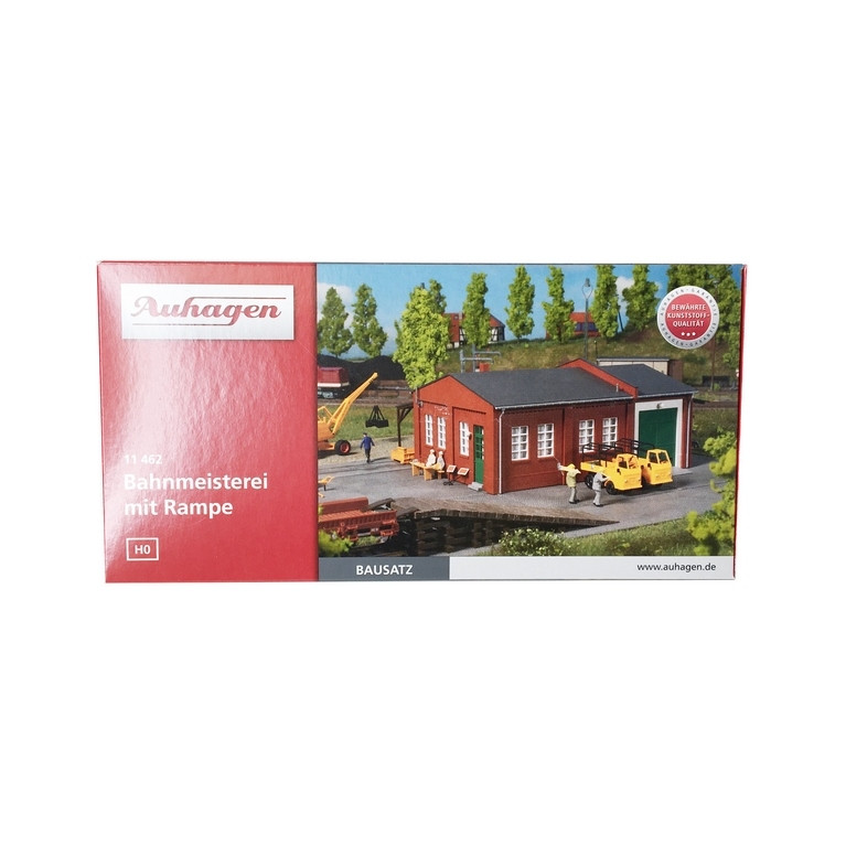Atelier Ferroviaire avec rampe-HO 1/87-AUHAGEN 11462
