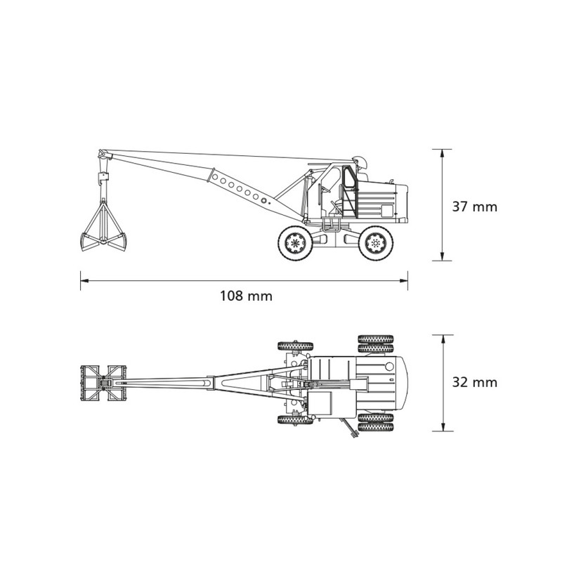 Chargeur T172 - HO 1/87 - AUHAGEN 41668