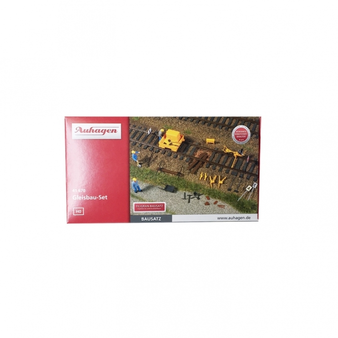 Set d'éléments pour travaux sur voies - HO 1/87 - AUHAGEN 41670