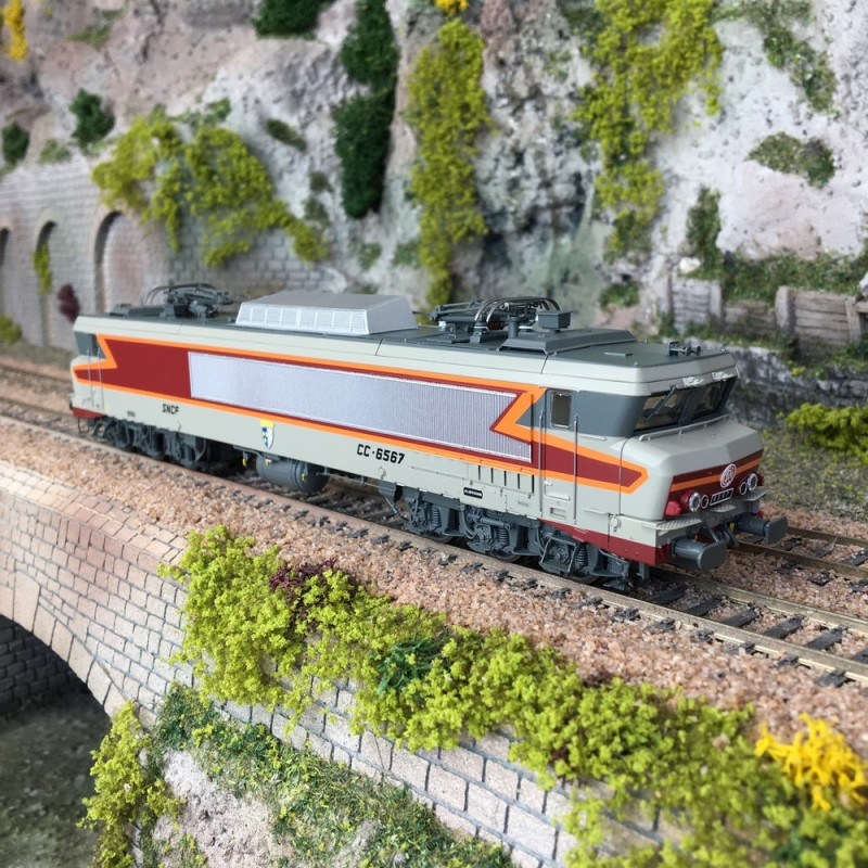 Locomotive CC-6567 Arzens SNCF Ep IV - V 3R -HO 1/87-LSMODELS 10828