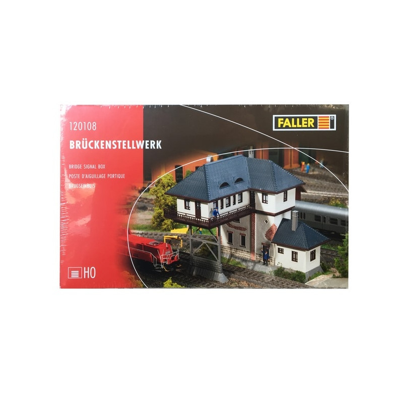 Poste d'aiguillage portique-HO 1/87-FALLER 120108