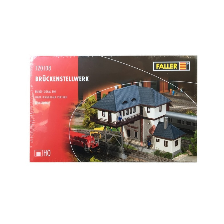 Poste d'aiguillage portique-HO 1/87-FALLER 120108