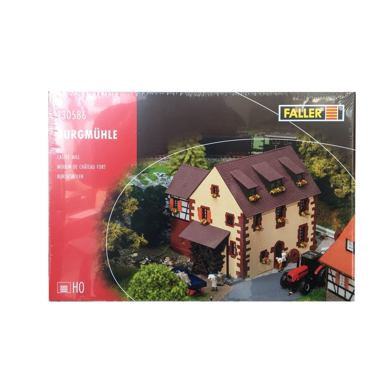 Ancien moulin à eau motorisable - HO 1/87 - FALLER 130586