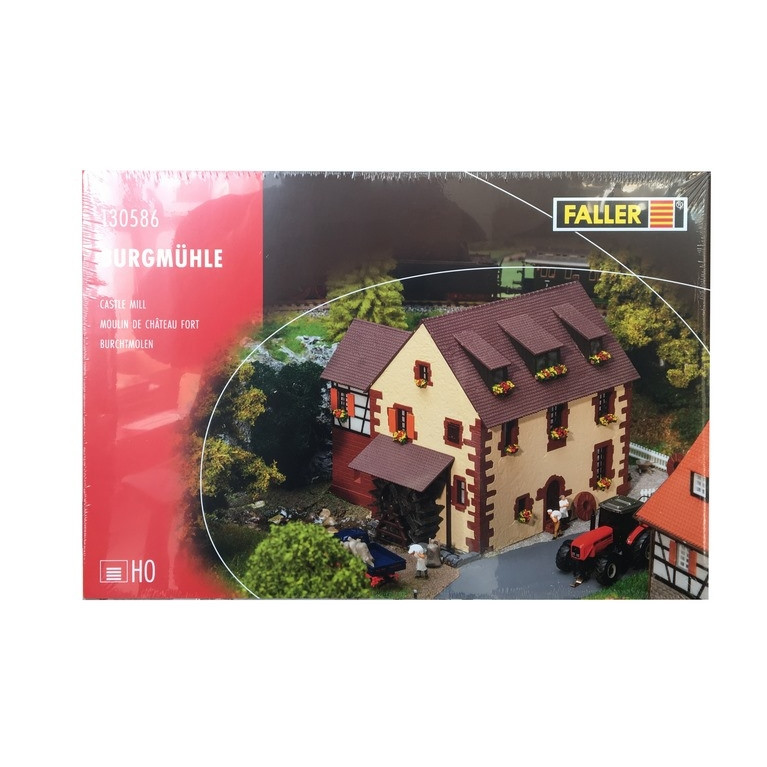 Ancien moulin à eau motorisable - HO 1/87 - FALLER 130586