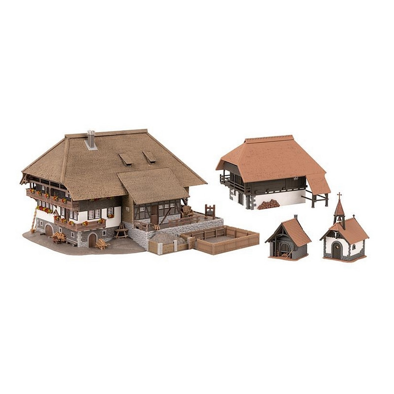 Lot 4 bâtiments "Forêt Noire" - HO 1/87 - FALLER 130677