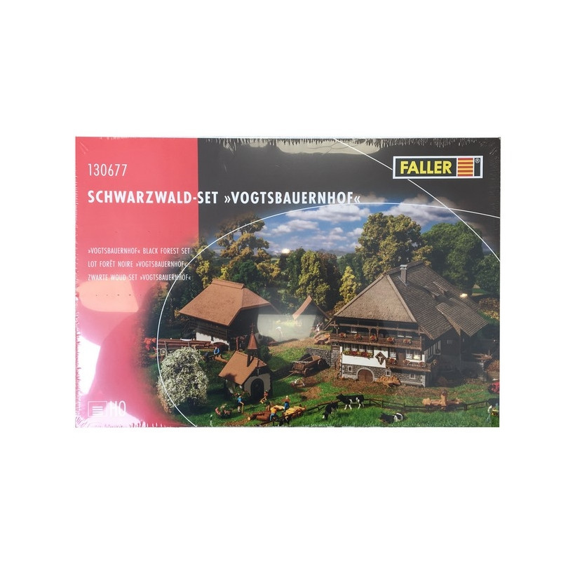Lot 4 bâtiments "Forêt Noire" - HO 1/87 - FALLER 130677