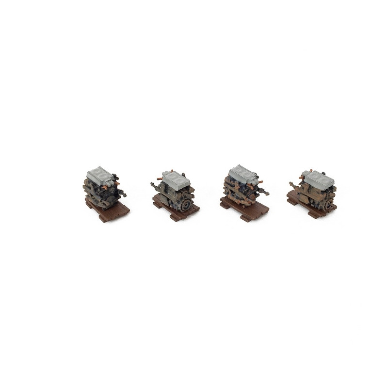 Wagon plat transport lourd type Sammp DB Ep IV-HO-1/87-LILIPUT 235742