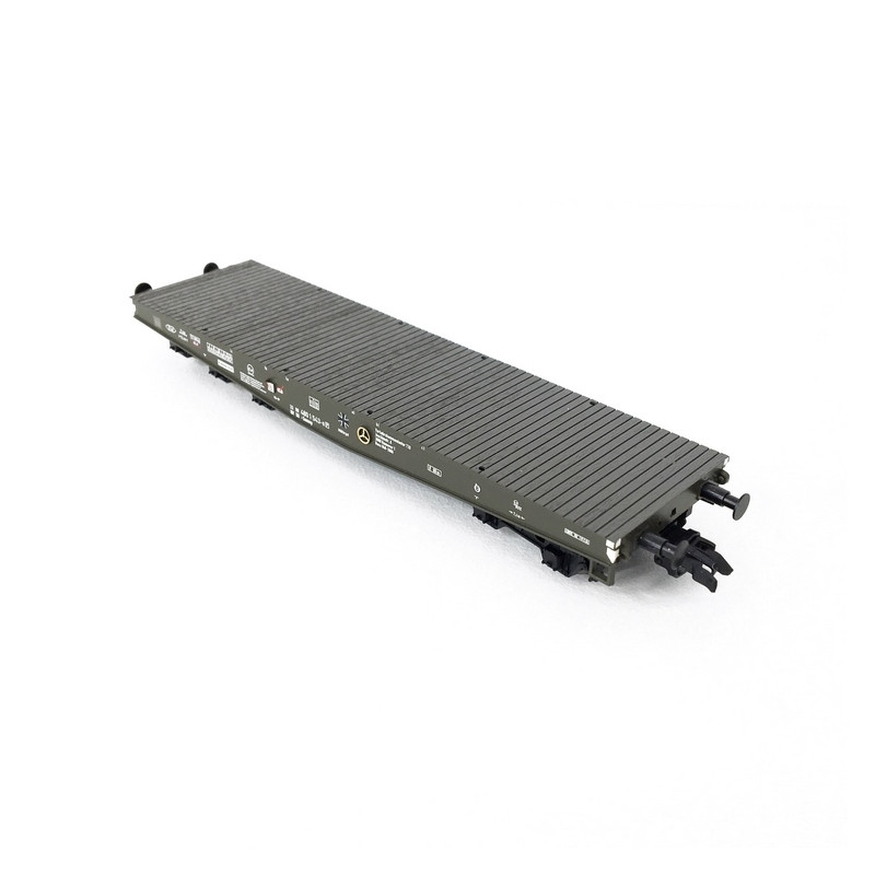 Wagon plat transport lourd type Sammp DB Ep IV-HO-1/87-LILIPUT 235742