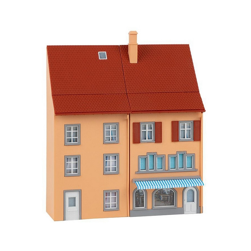 2 Maisons de ville jumelées - HO 1/87 - FALLER 130711