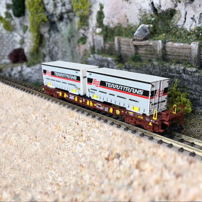Wagons Kangourou AAE Hupac Lannutti Ep VI – N 1/160 REE NW183 – Neuf