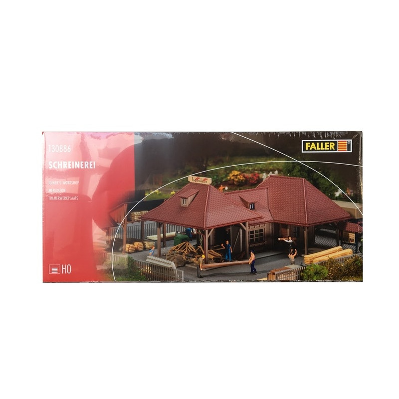 Hangar - entrepôt 1/87 HO FALLER