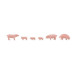 6 Cochons / Porcs-HO 1/87-FALLER 151910