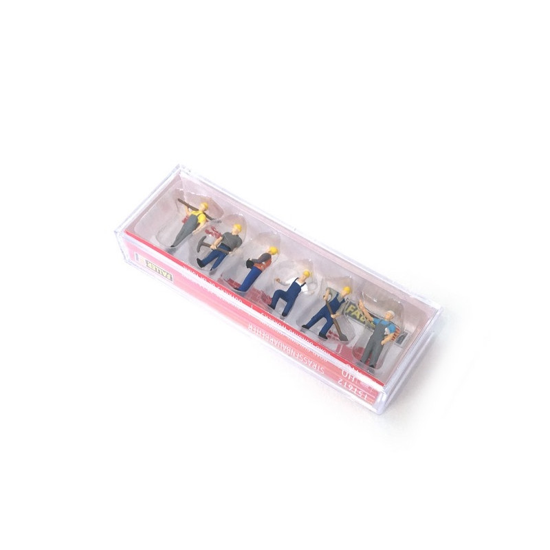 6 Ouvriers de voirie - HO 1/87 - FALLER 151612