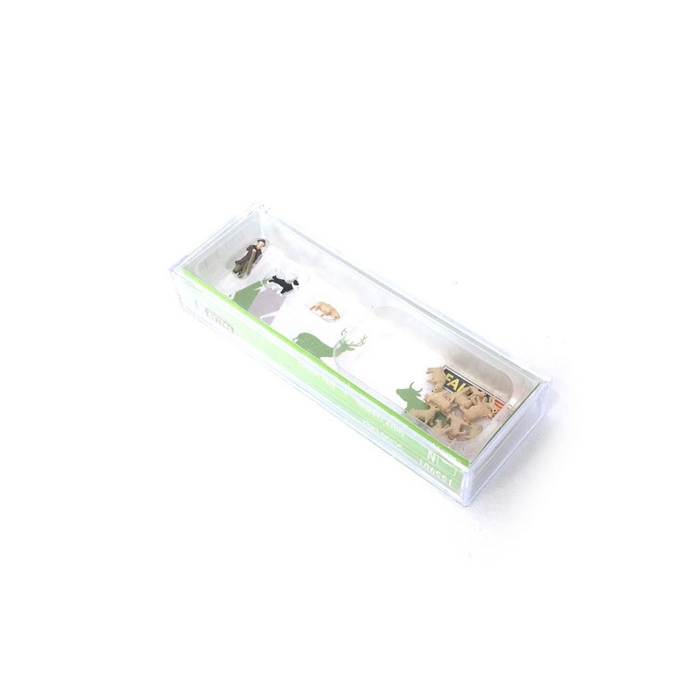 Berger et son troupeau de moutons + chien-N-1/160-FALLER 155901