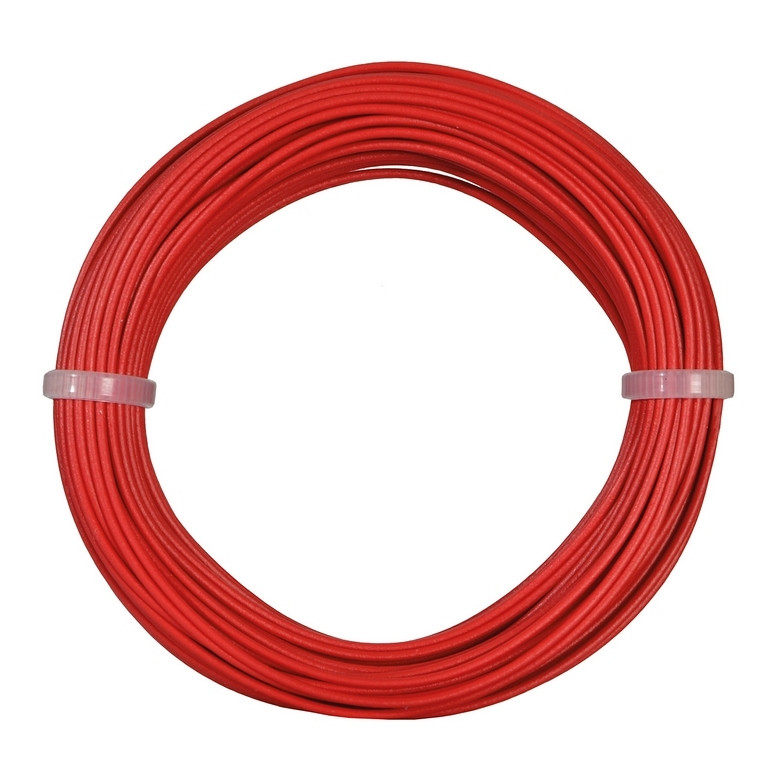 Câble 0,14 mm², rouge, 10 m-Toutes échelles-VIESSMANN 6863