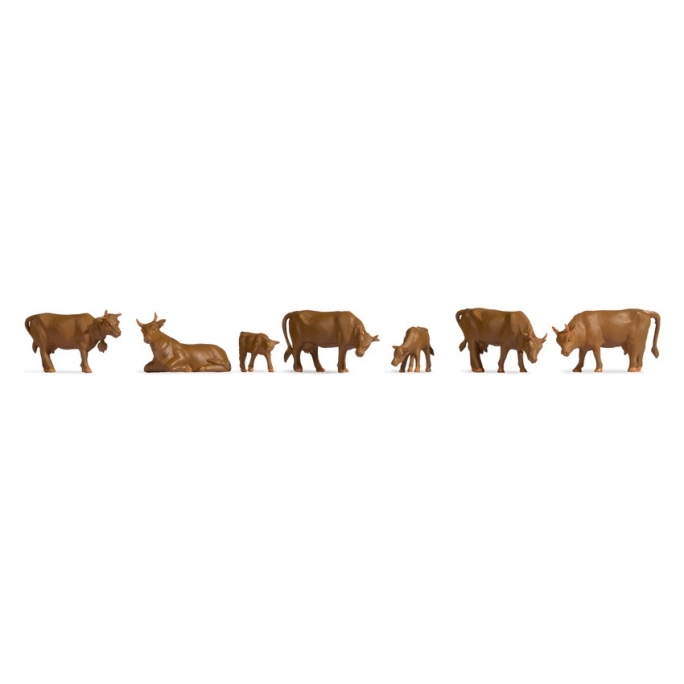 Vaches marrons-HO-1/87-NOCH 18216