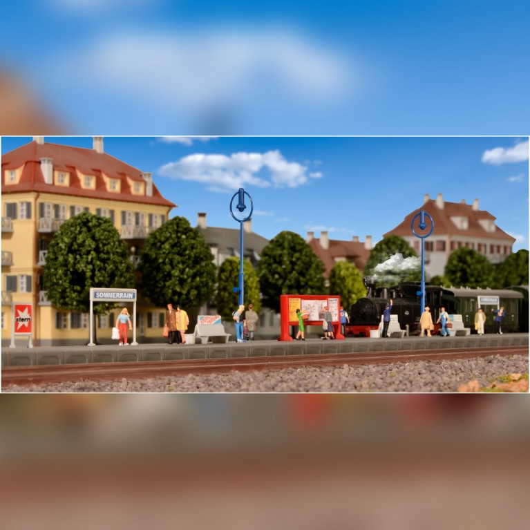 Quai de gare N KIBRI 37752 modelisme ferroviaire et diorama neuf KIBRI
