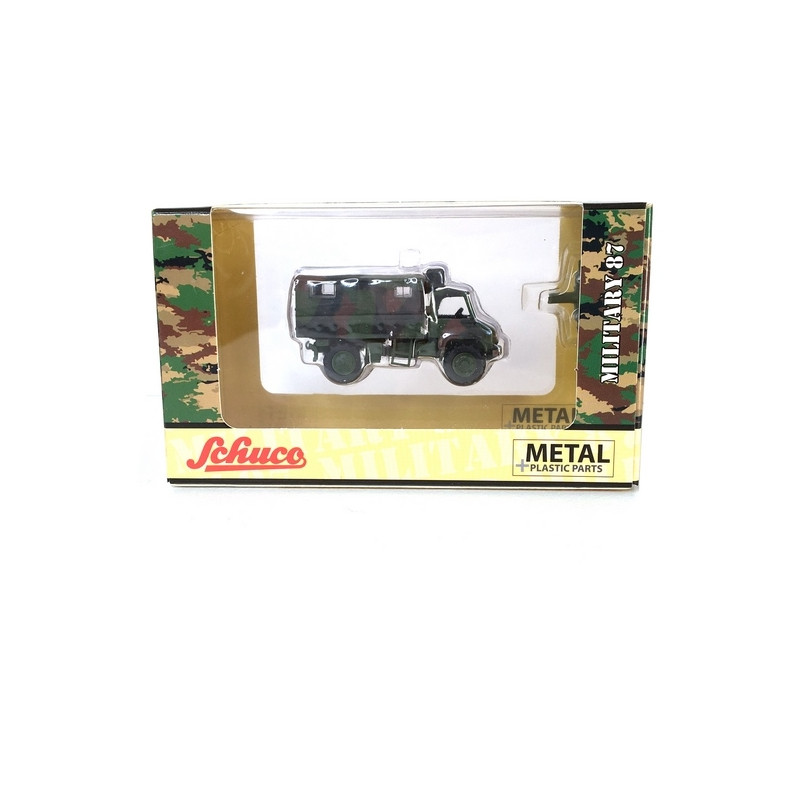 Mercedes Unimog S404 Armée-HO 1/87-SCHUCO 452652800