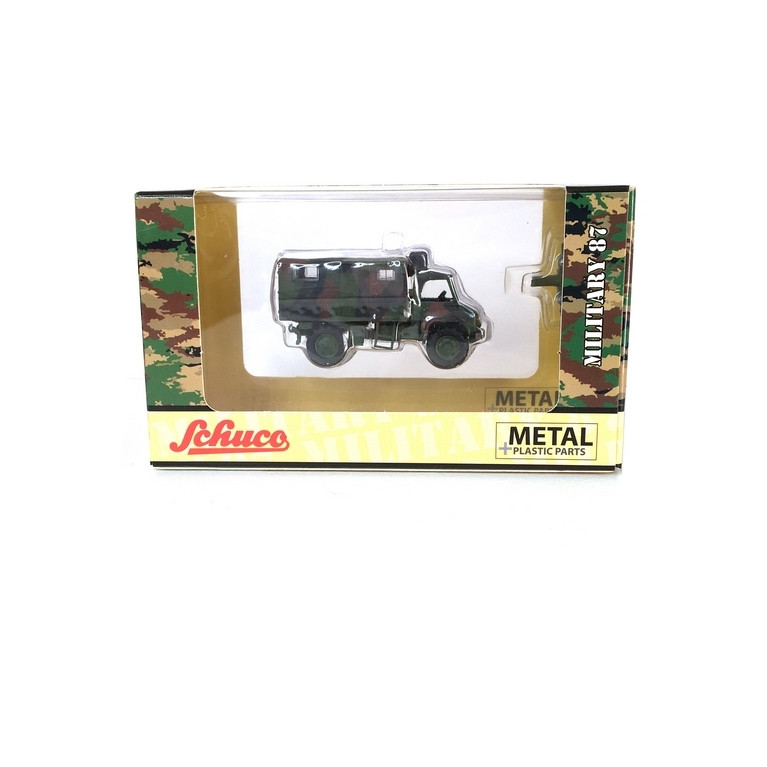 Mercedes Unimog S404 Armée-HO 1/87-SCHUCO 452652800