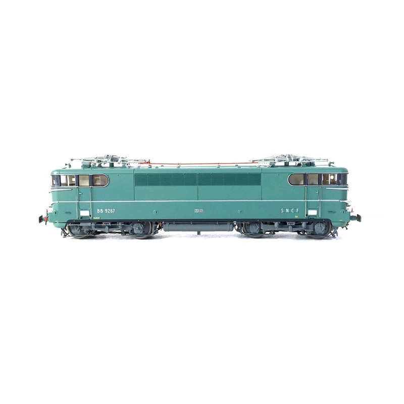 BB 9267 origine verte, Villeneuve, plaque Mistral, Sncf Ep III-HO 1/87-REE MB081