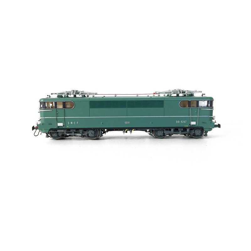 BB 9267 origine verte, Villeneuve, plaque Mistral, Sncf Ep III-HO 1/87-REE MB081
