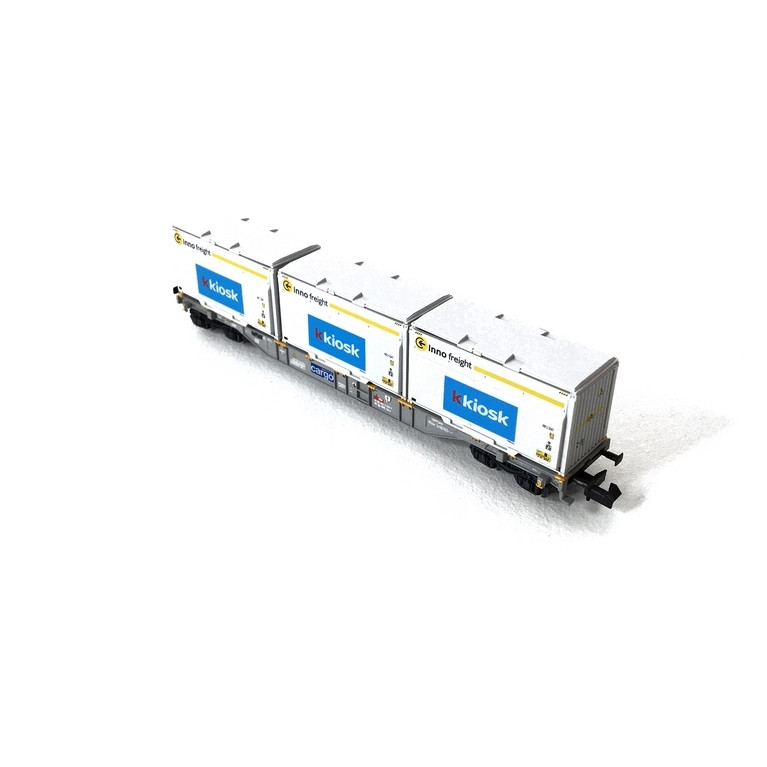 Wagon porte-conteneurs type Sgnss SBB Ep VI-N 1/160-MINITRIX 18405