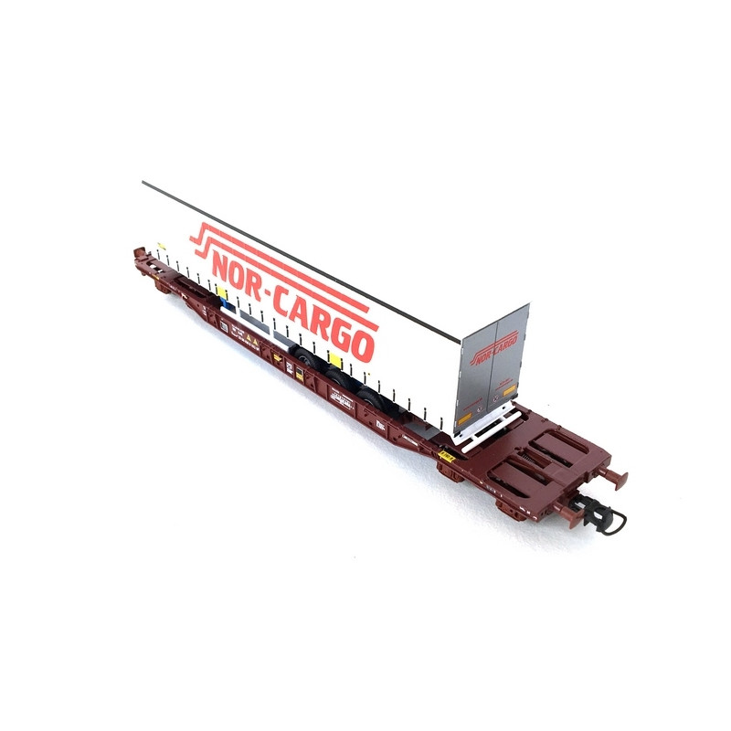 Roco 77363 H0 Wagon Articulé à Double Poche De La Wascosa  Voie VI Wagons Pour Modelisme Ferroviaire 30337668