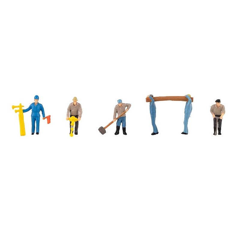 6 Poseurs de voie -HO 1/87-FALLER 151621