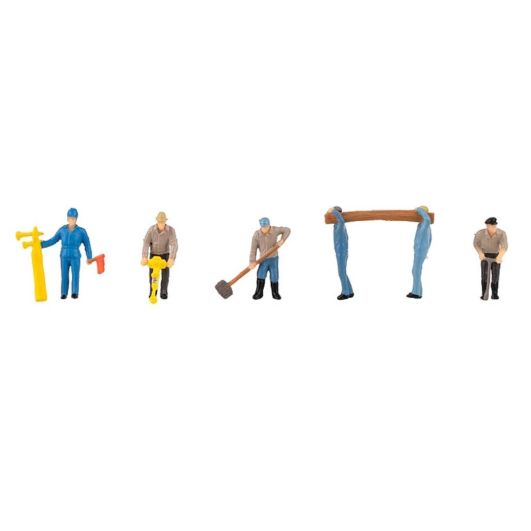 6 Poseurs de voie -HO 1/87-FALLER 151621