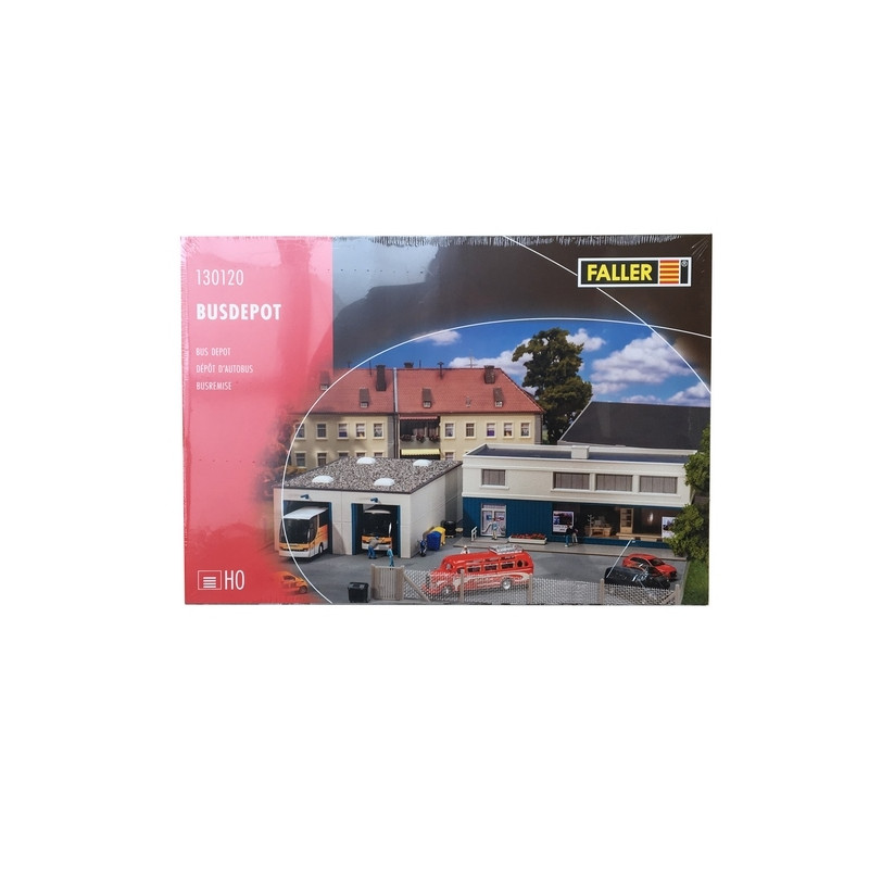 Dépôt d’autobus-HO 1/87-FALLER 130120