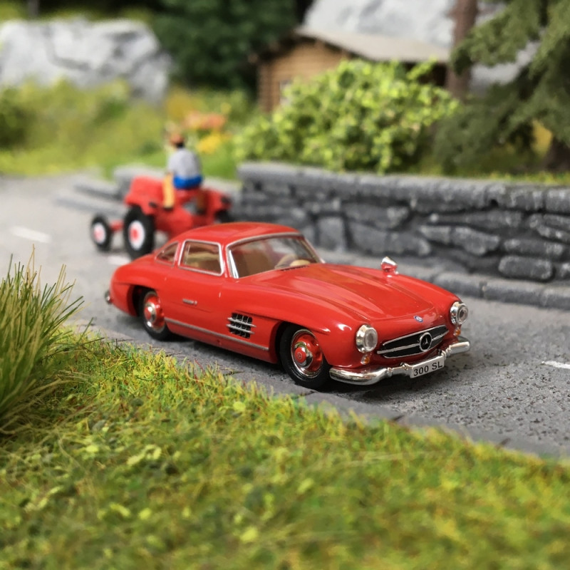 Mercedes 300 SL Rouge-HO 1/87-RICKO 38494