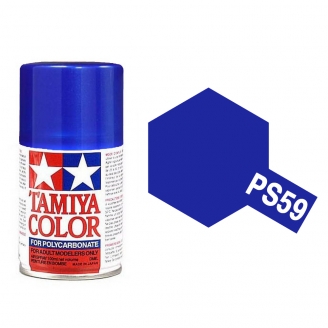 Bleu Foncé Métallisé Polycarbonate Spray de 100ml-TAMIYA PS59