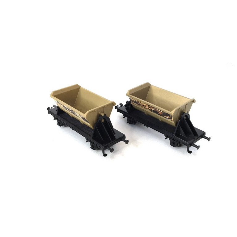 2 Wagons transport de pépites d'or "Jim Knopf" 3R-HO-1/87-MARKLIN 44822