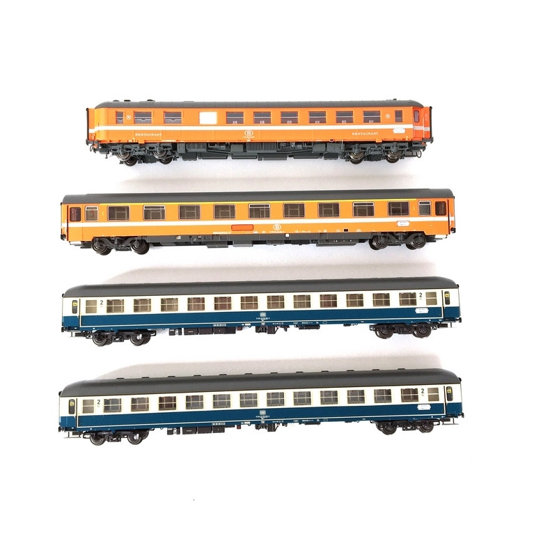 8 voitures Amsterdam / Paris Ep IV SNCB-HO 1/87-LSMODELS MW1907