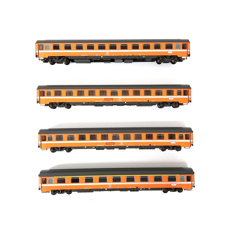 8 voitures Amsterdam / Paris Ep IV SNCB-HO 1/87-LSMODELS MW1907