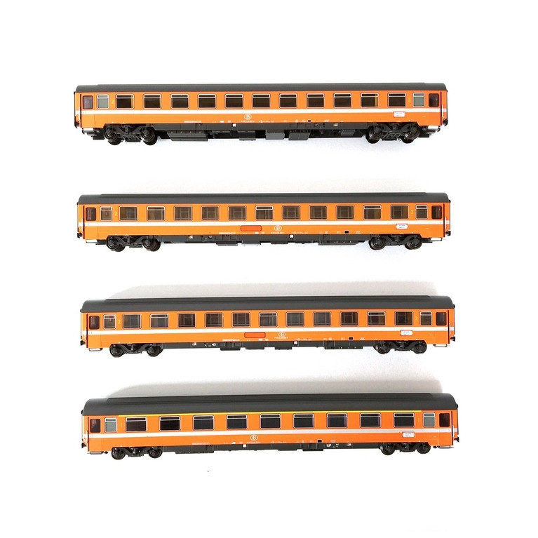 8 voitures Amsterdam / Paris Ep IV SNCB-HO 1/87-LSMODELS MW1907